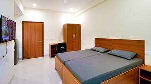 Bedroom in 4 BHK Builder Floor at Sushant Lok I – for Rent