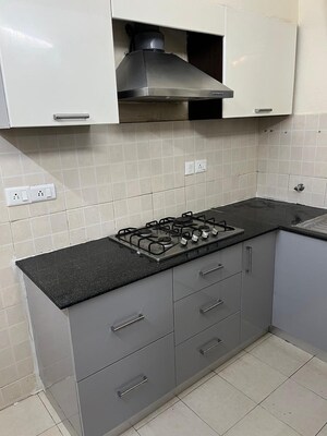 Kitchen in 3 BHK Builder Floor at Ansal API Esencia, Sector 67 – for Rent