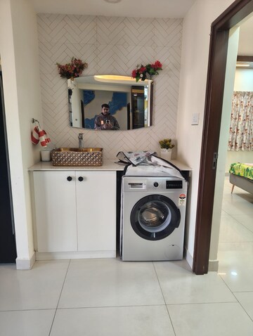 Balcony in 3 BHK Apartment at ASBL Spire, Kokapet – for Rent