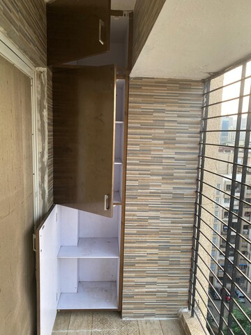 Bathroom in 4 BHK Apartment at Ashish Parkwoods, Ghodbunder Road – for Rent