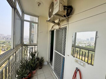 Balcony in 3 BHK Apartment at Ajnara Grand Heritage, Sector 74 – for Rent