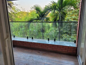 Balcony in 3 BHK Apartment at Drumadal Apartments, Model Colony – for Rent