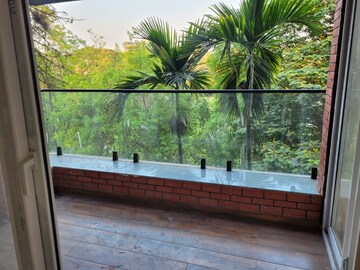 Balcony in 3 BHK Apartment at Drumadal Apartments, Model Colony – for Rent