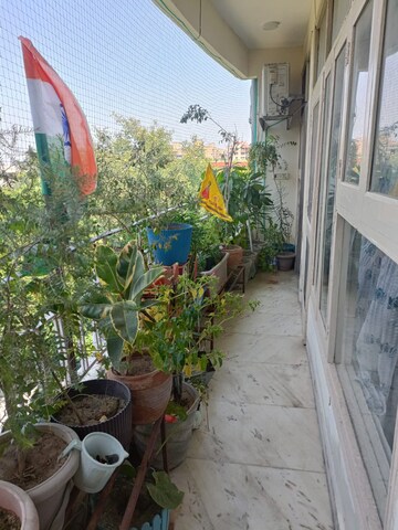 Balcony in 3 BHK Apartment at Sector 3 Dwarka – for Rent