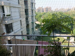 Balcony in 3 BHK Apartment at Sector 3 Dwarka – for Rent
