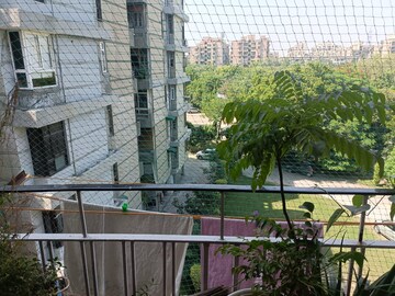 Balcony in 3 BHK Apartment at Sector 3 Dwarka – for Rent