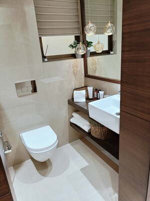 Bathroom in 2 BHK Apartment at RNA NG Suncity Phase III, Kandivali East – for Rent