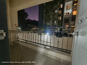 Balcony in 2 BHK Apartment at Bhide Bhadane Bhidewadi, Vadgaon Budruk – for Rent