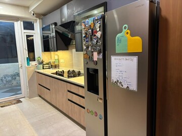 Kitchen in 4 BHK Builder Floor at Unitech South City II, Sector 50 – for Rent