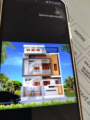 3 BHK Independent House – Exterior View View at Bhago Majra Road - for Sale