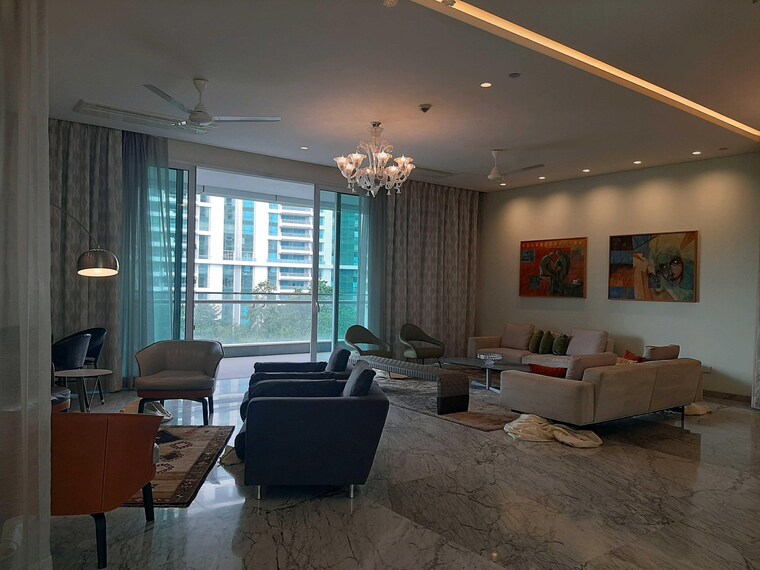 Living Room, magarpatta city 4 Bedroom 4900 Sq.Ft. Apartment In Magarpatta City Pune 9640412