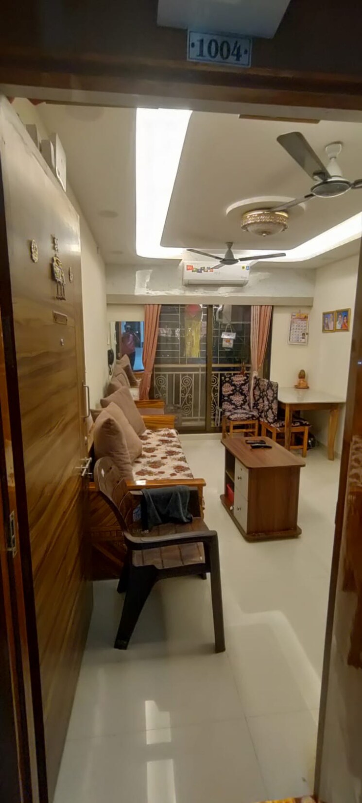 Living Room, rosa-gardenia 1 Bedroom 450 Sq.Ft. Apartment In Ghodbunder Road Thane 9640556