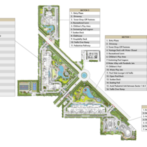 Master Plan in 3.5 BHK Apartment at Whiteland The Aspen, Sector 76 – for Sale