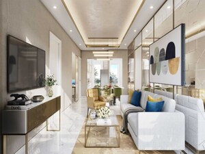 Living Room in 3 BHK Apartment at M3M Soulitude, Sector 89 – for Sale