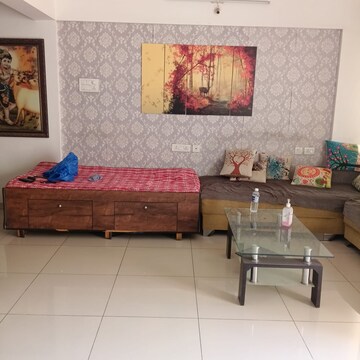 Living Room in 3 BHK Apartment at Kolte Patil Beryl, Kharadi – for Rent