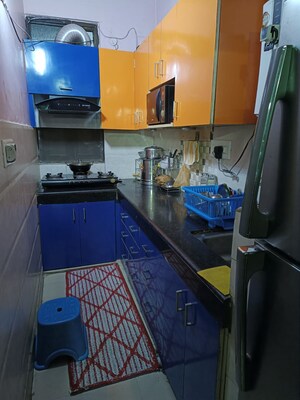 Kitchen in 1 BHK Builder Floor at Vishwas Park – for Sale