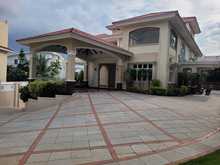 Exterior View, jubilee hills 5 Bedroom 7000 Sq.Ft. Independent House In Jubilee Hills Hyderabad 9640707