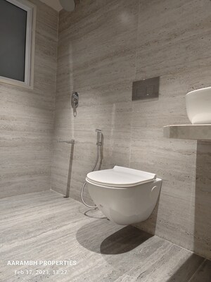 Bathroom in 2 BHK Apartment at Sardar Inspire Residency, Andheri East – for Sale