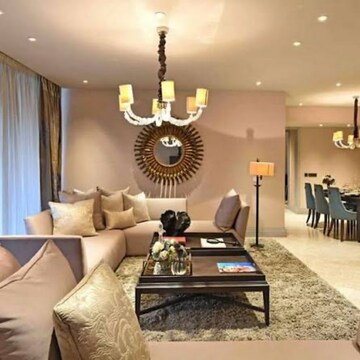 Living Room in 3 BHK Apartment at Runwal Elegante, Shashtri Nagar – for Rent