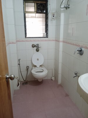 Bathroom in 2 BHK Apartment at Sadguru Complex I, Goregaon East – for Rent