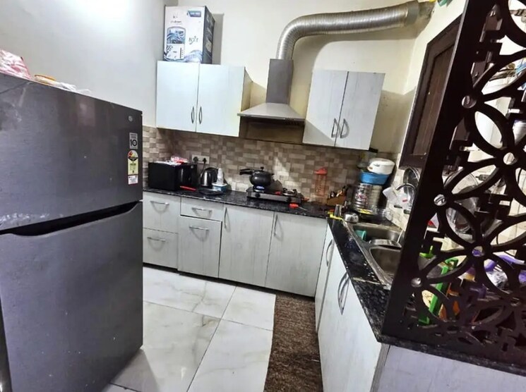 Kitchen, dhakoli 2 Bedroom 900 Sq.Ft. Apartment In Dhakoli Zirakpur 9641384