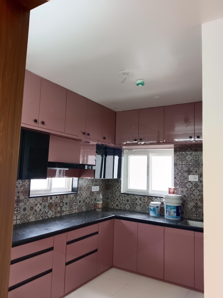 Kitchen, asbl-spire 3 Bedroom 1906 Sq.Ft. Apartment In Kokapet Hyderabad 9641435