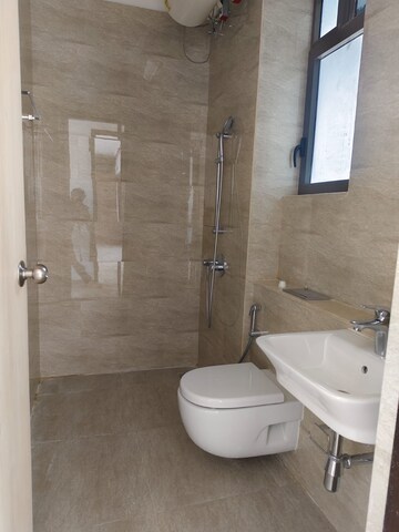 Bathroom in 4 BHK Apartment at Adani Ten BKC, Bandra East – for Rent