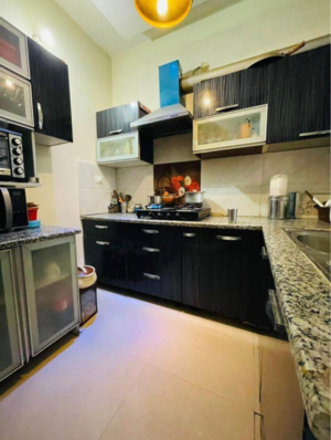 Kitchen in 2 BHK Builder Floor at Aerocity – for Rent