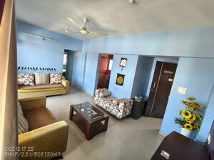 Living Room in 2 BHK Apartment at Wakad – for Rent
