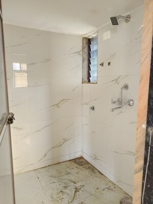 Bathroom in 1 BHK Apartment at Aura Om Navkaar, Nalasopara West – for Rent