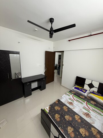 Bedroom in 2 BHK Apartment at Shapoorji Pallonji Sensorium, Hinjewadi – for Rent