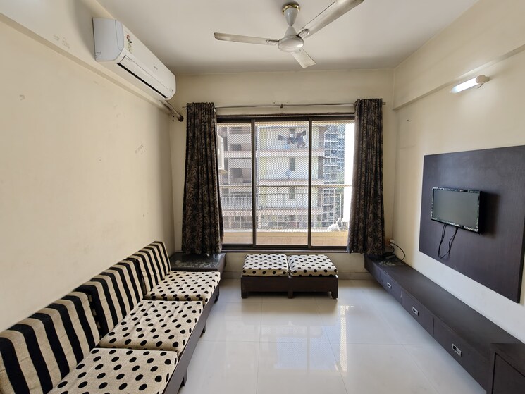 Living Room, vardhaman-lotus-tower 1 Bedroom 720 Sq.Ft. Apartment In Gawand Baug Thane 9641952