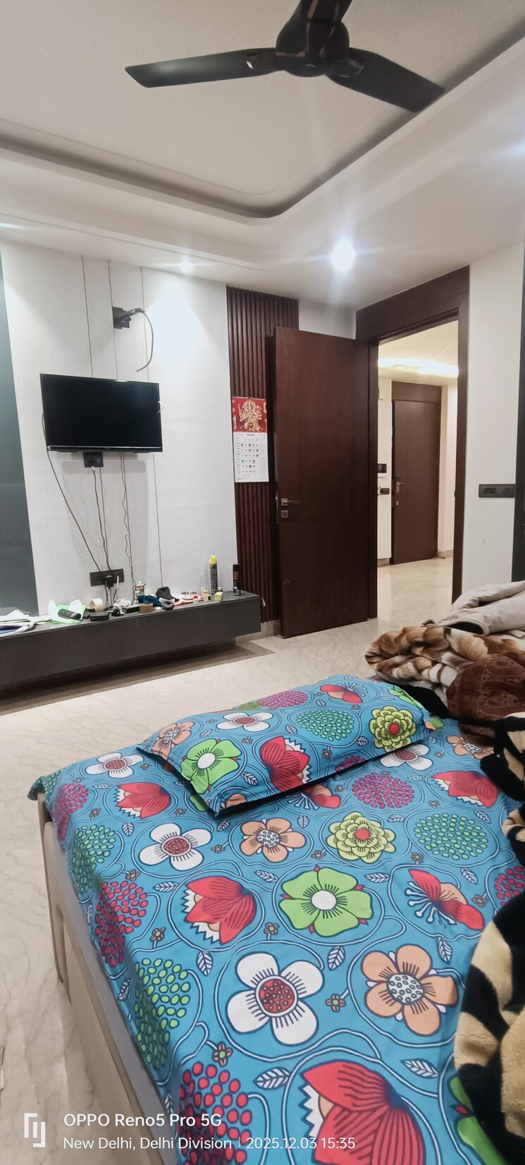 Bedroom, shiv nagar 3 Bedroom 1800 Sq.Ft. Builder Floor In Shiv Nagar Delhi 9641897