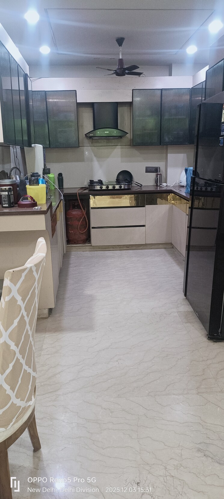 Kitchen, shiv nagar 3 Bedroom 1800 Sq.Ft. Builder Floor In Shiv Nagar Delhi 9641897