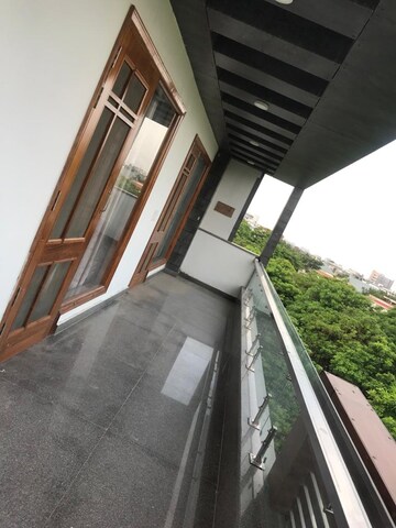Balcony in 3 BHK Builder Floor at Unitech Arcadia, South City 2 – for Rent