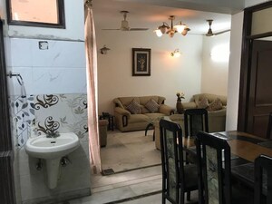 Living Room in 3 BHK Apartment at Sector 9 Dwarka – for Rent
