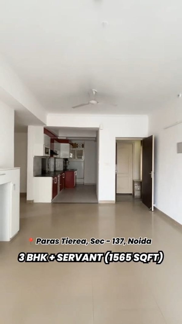 3 BHK + Servant Room Apartment For Sale in Paras Tierea