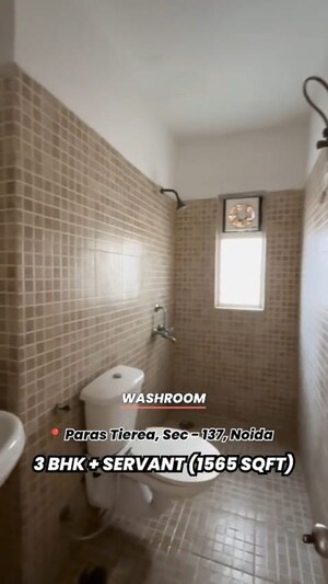 Bathroom in 3 BHK Apartment at Paras Tierea, Sector 137 – for Sale