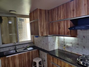 Kitchen in 3 BHK Apartment at Punj Vihar Apartment, Sector 12 Dwarka – for Rent
