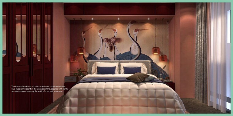 Bedroom, anjuna 1 Bedroom 1100 Sq.Ft. Apartment In Anjuna Goa 9642442