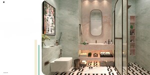 Bathroom in 1 BHK Apartment at Anjuna – for Sale