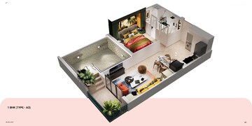 Furnished Amenities in 1 BHK Apartment at Anjuna – for Sale