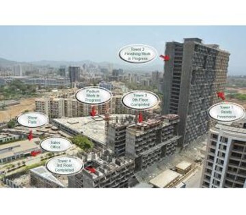 2 BHK Apartment For Sale in Soham Crystal Spires, Thane West