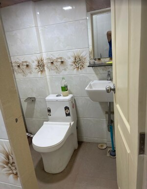 Bathroom in 2 BHK Apartment at Soham Crystal Spires, Thane West – for Sale