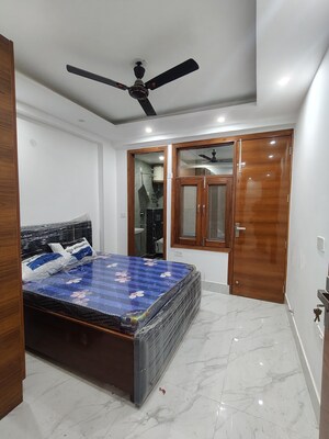 Master Bedroom in 1 BHK Builder Floor at Freedom Fighters Enclave – for Rent