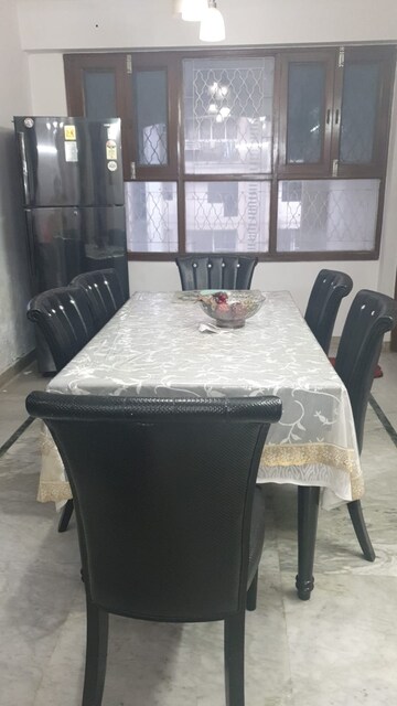 Dining area in 3 BHK Apartment at Sector 3 Dwarka – for Rent