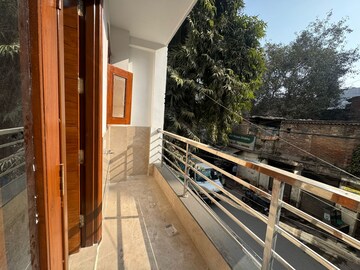 Balcony in 1 BHK Builder Floor at Freedom Fighters Enclave – for Rent