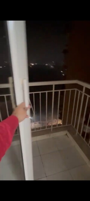 Balcony in 3 BHK Apartment at Mittal Rajnagar Residency, Raj Nagar Extension – for Rent