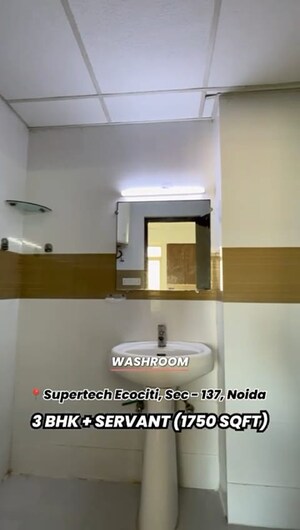 Furnished Amenities in 3 BHK Apartment at Supertech Ecociti, Sector 137 – for Sale