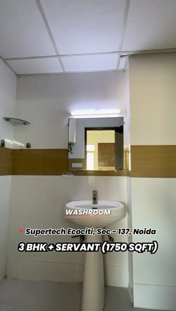 Furnished Amenities in 3 BHK Apartment at Supertech Ecociti, Sector 137 – for Sale